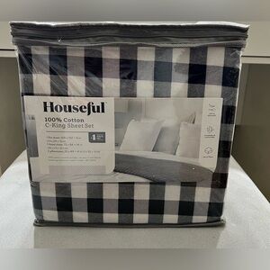 Houseful Flannel cotton plaid sheets